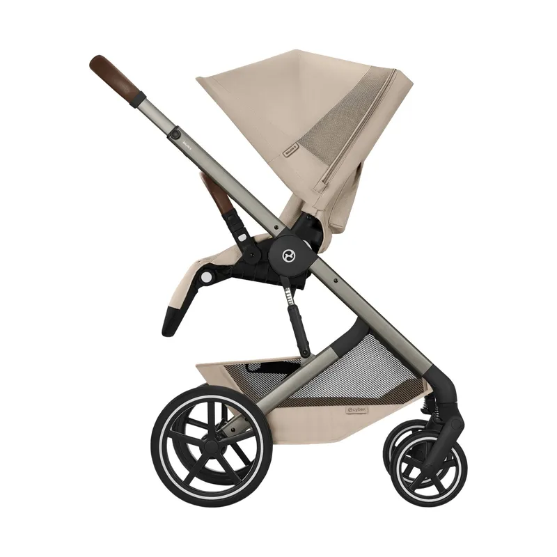 Cybex Balios S Lux Kinderwagen und Babywanne – Taupe - Almond Beige