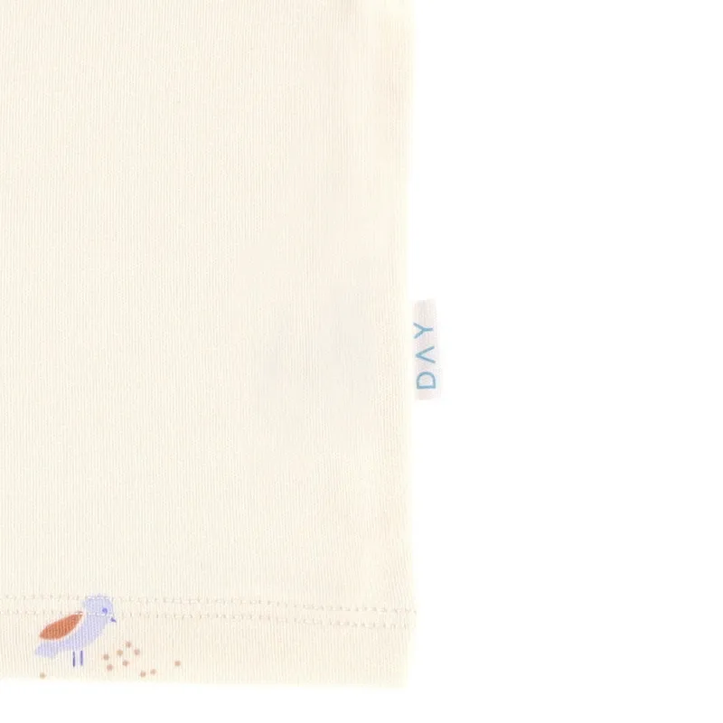 DAY T-Shirt Langarm – Creme – Gr. 50/56