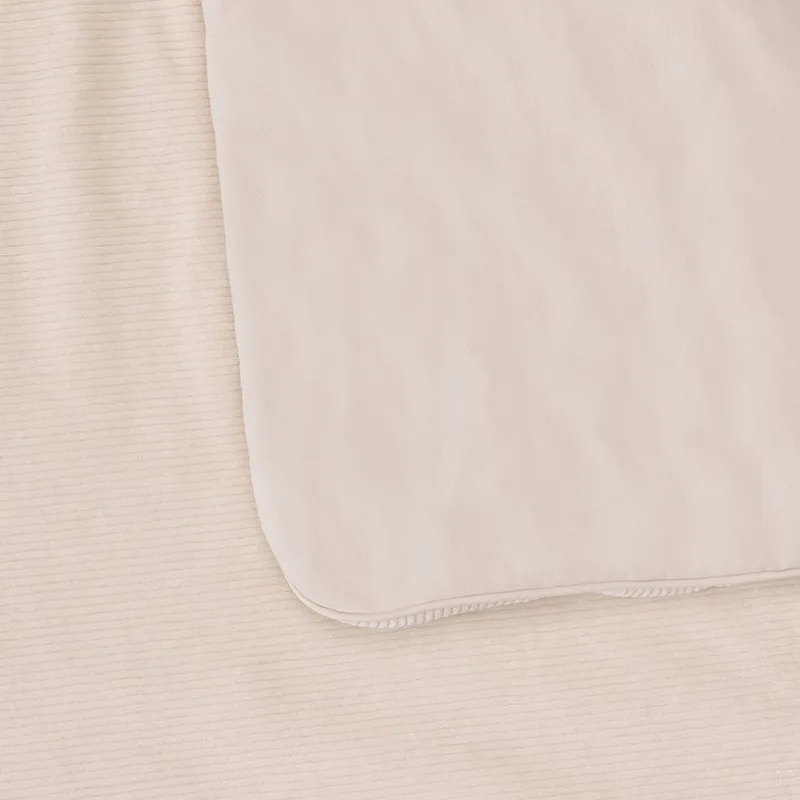 Witlof For Kids Velvet Rib Tuck-Inn Babydecke - Soft Sand