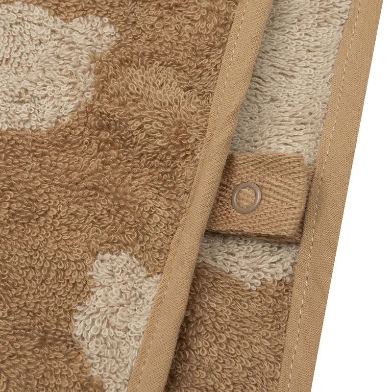 Jollein Jacquard Badeponcho - 2-seitig - Frottee - Teddy Bear