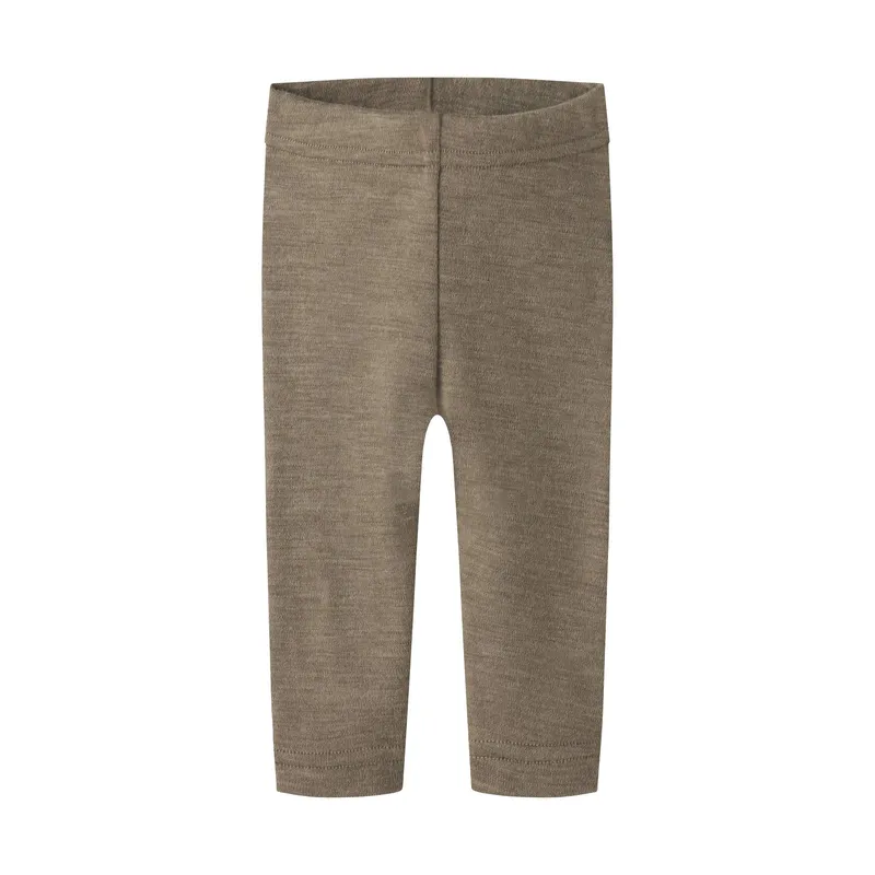 Lil' Atelier Sepia Tint Leggings - Melange - Gr. 56