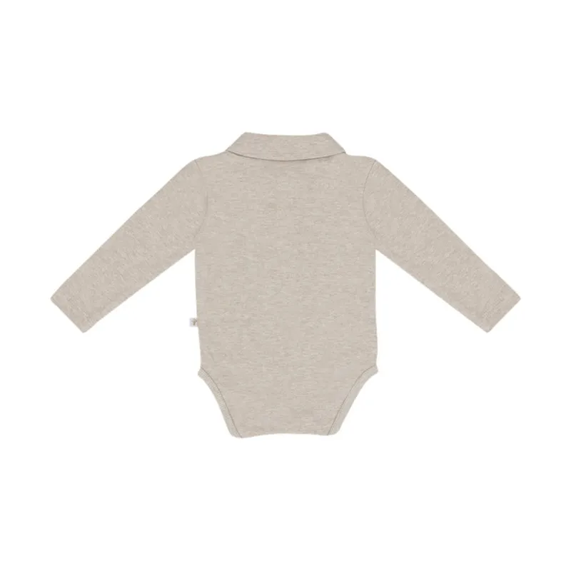 Klein Baby Polo Body - Gr. 62 - Beige Melange