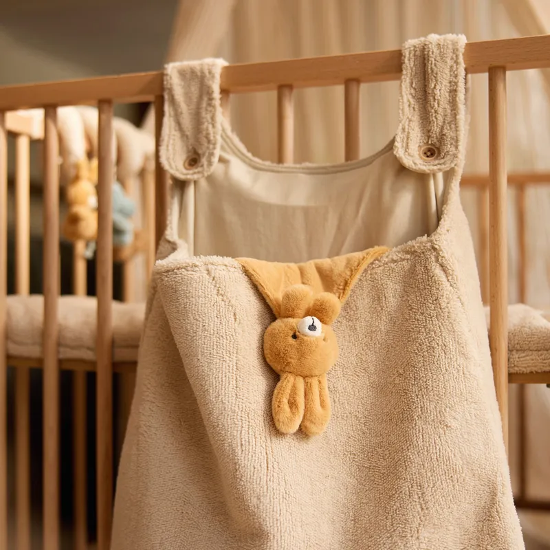 Jollein Fluffy Laufstall -Aufbewahrungstasche – Sand