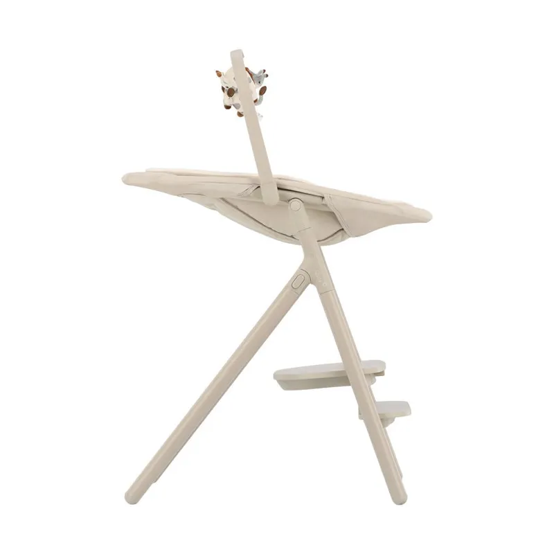 Qute Hochstuhl & Wippe - Q-Sittle - Full Clay/Brown/Ivory