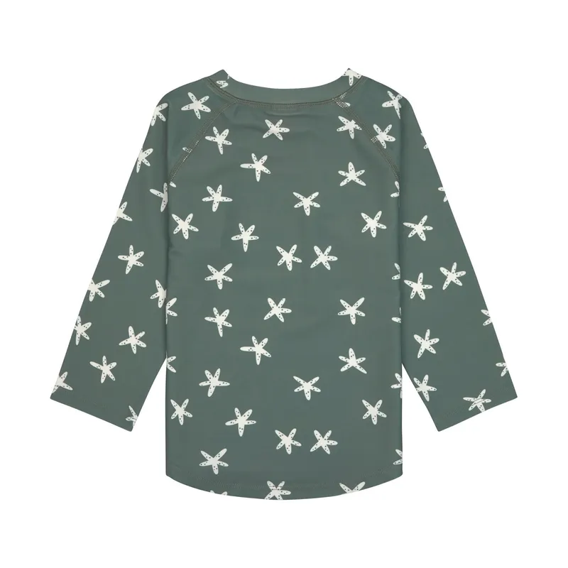 Lässig UV-Shirt Langarm - Starfish Deep Olive - Größe 74/80