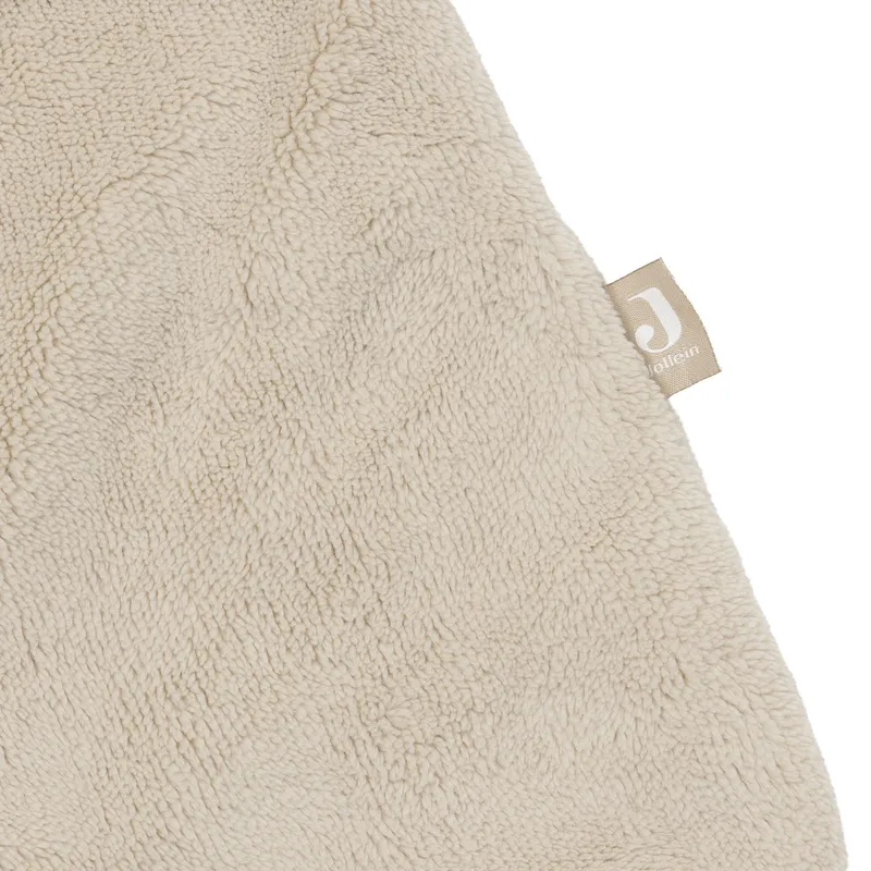 Jollein Fluffy Schlafsack mit abnehmbaren Ärmeln – 110 cm – Sand