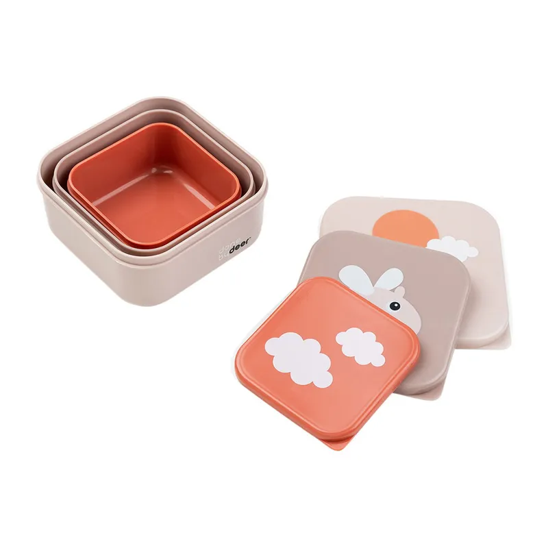 Done By Deer Happy Clouds Snackbox 3 Stück