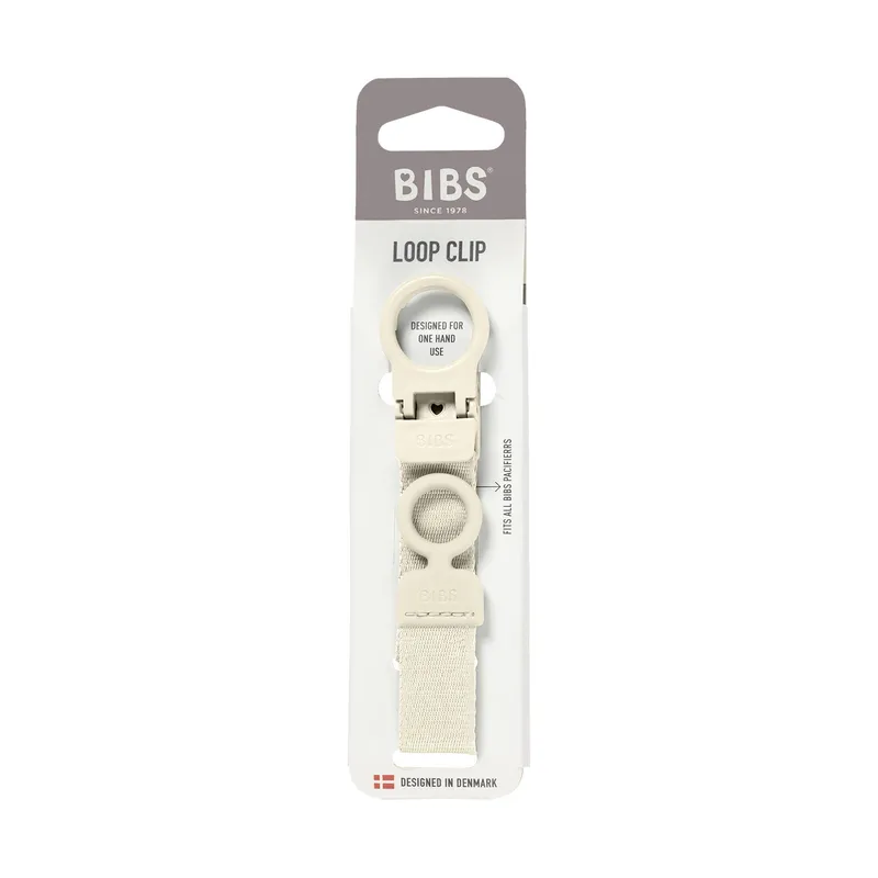BIBS Clip Loop Schnullerkette - Ivory