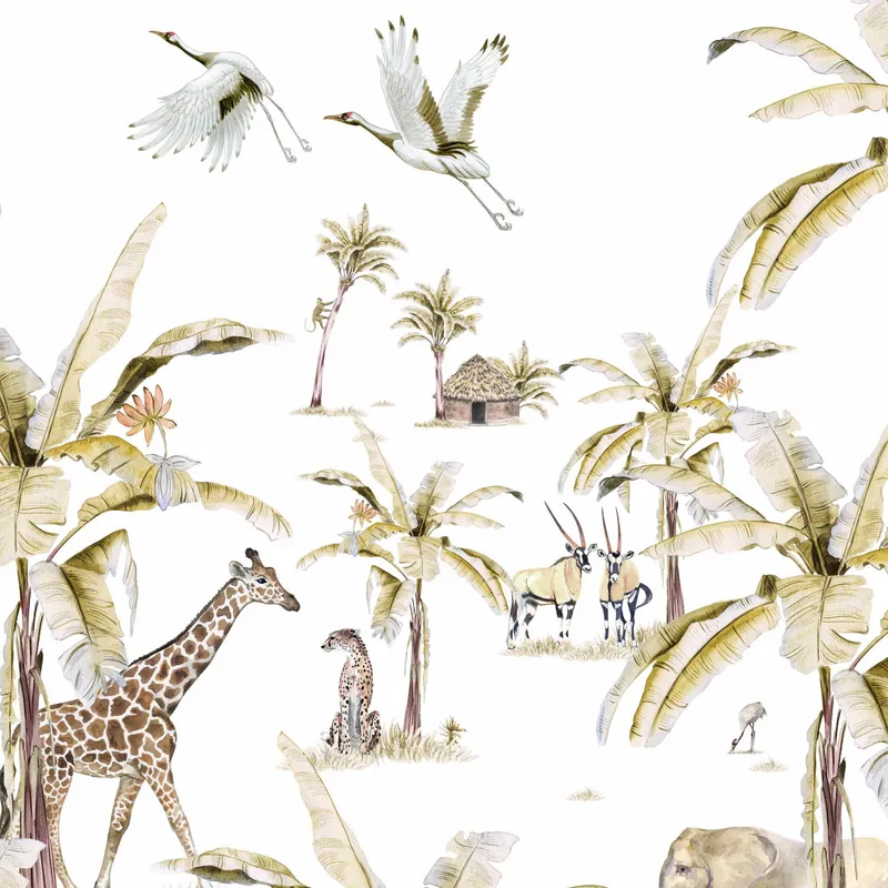 Creative Lab Amsterdam African Safari Sunset Tapete 400 x 280 cm