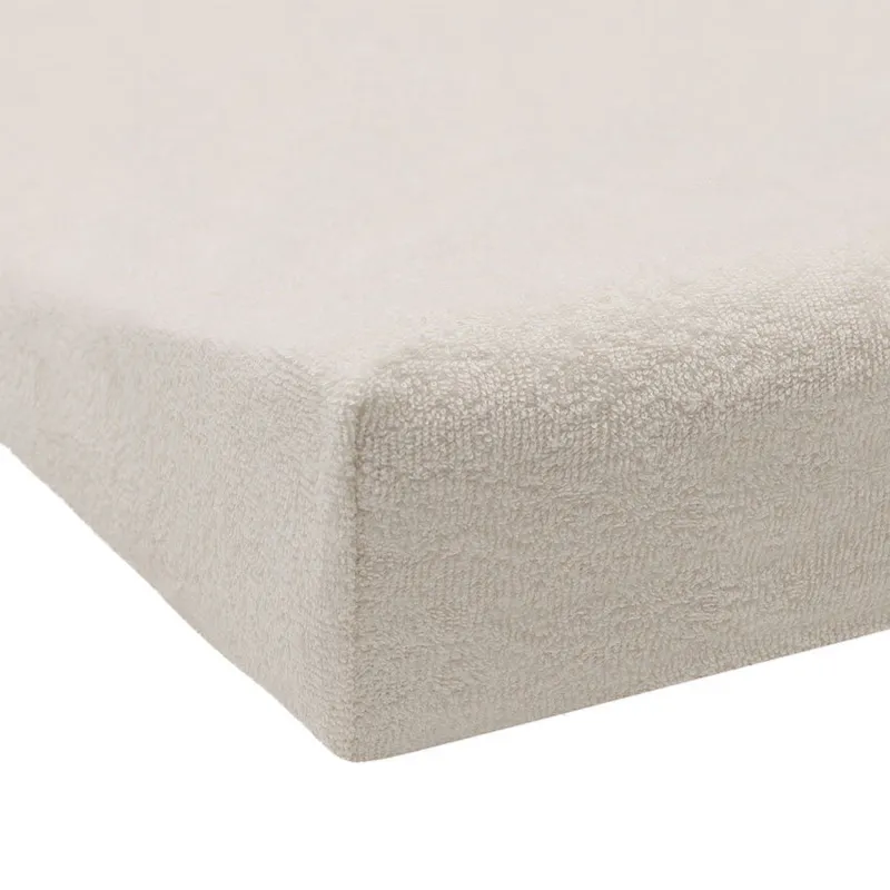Jollein Wickelunterlagenbezug Frottee 50 x 70cm - Oatmeal/Sand - 2 Stück