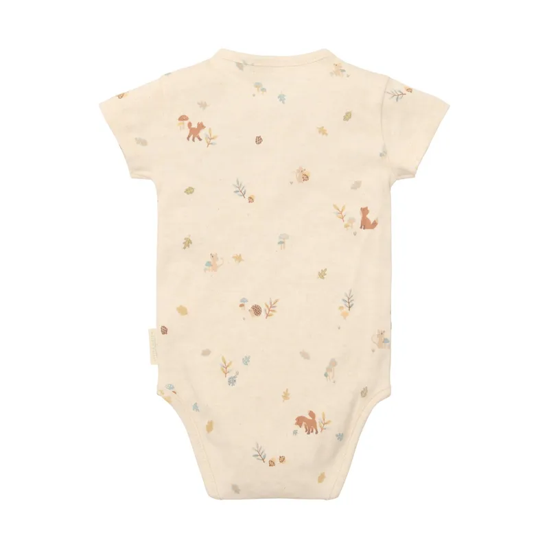 Little Dutch Forest Nature Babybody Kurzarm - Größe 62