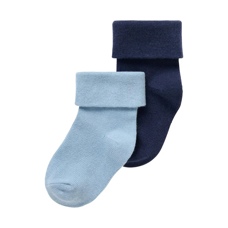 Noppies Babysocken – Größe 0–3 Monate – Black Iris