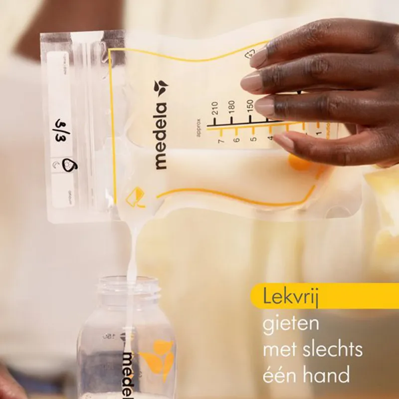 Medela Muttermilchaufbewahrungsbeutel Mit Ausgießer - 210 ml - 50 Stück