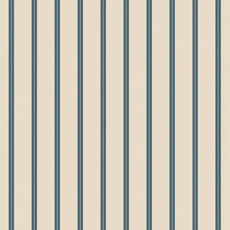 Studio Ditte Tapete – Bänder – Denim auf Crème