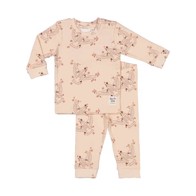Feetje Pyjama Betsy Bird - Premium Sleepwear - Gr. 116 - Rosa