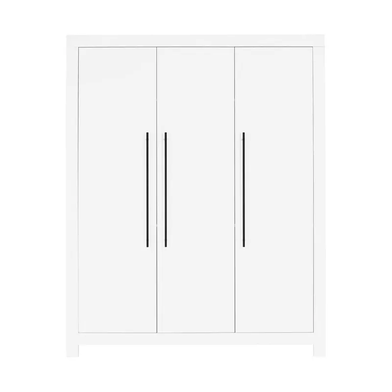 Europe Baby Vittoria III Babyzimmer Weiß | Bett 70 x 140 cm + Kommode + Schrank 3-Türig