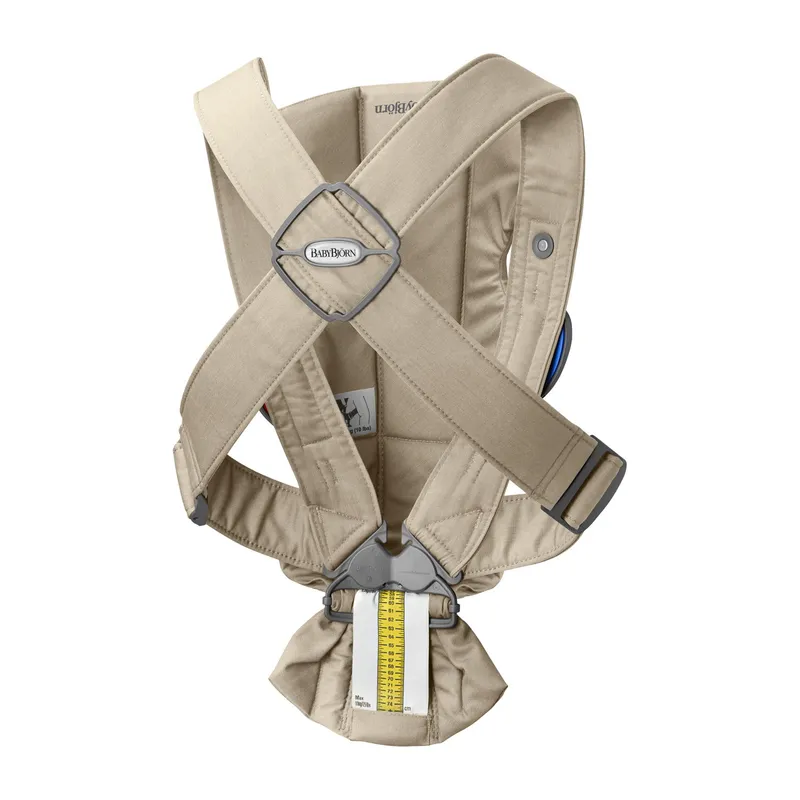 BabyBjörn Mini Gewebte Babytrage - Beige