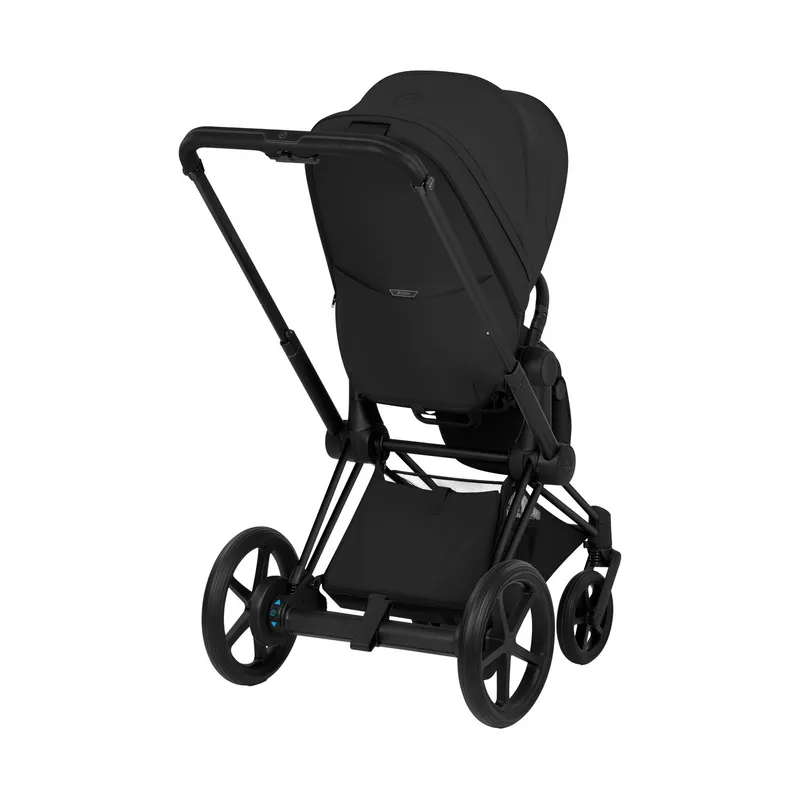 Cybex e-Priam 5 Style Kinderwagen 2-in-1 - Mattschwarzes Gestell