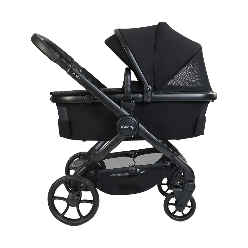 ICandy Peach 8 Kinderwagen 3-in-1 - Complete Travel Bundel - Black