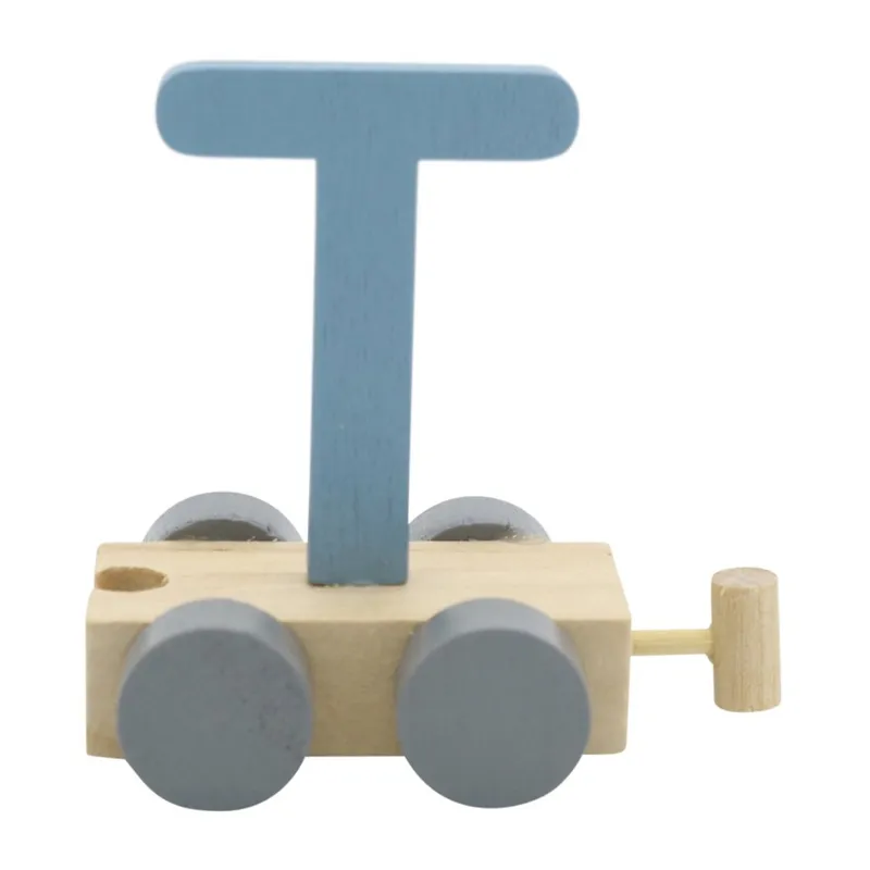 Charl's Toys Buchstabe Zug T Blau