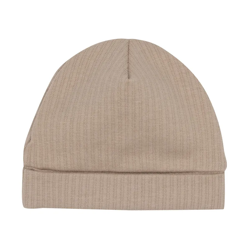 Klein Baby Mütze Ripp - Größe 50/56 - Filipe Beige