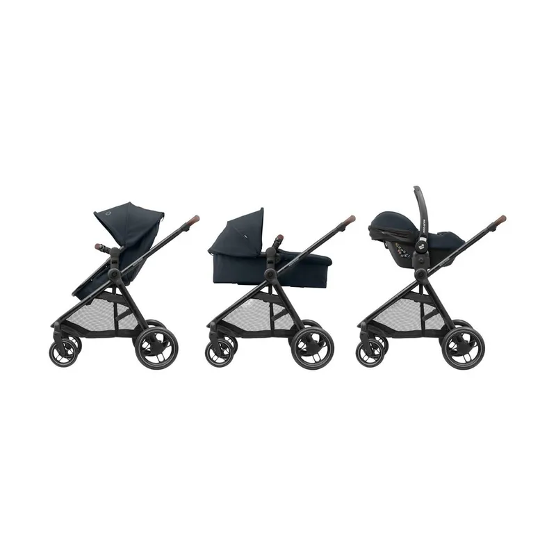 Maxi-Cosi Zelia 3 Kinderwagen 3-in-1 Essential Graphite