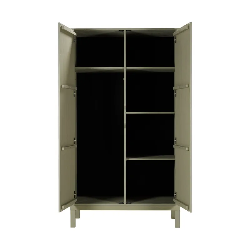 Kidsmill Pure Wood Kleiderschrank 2-türig Leaf Gebürstet