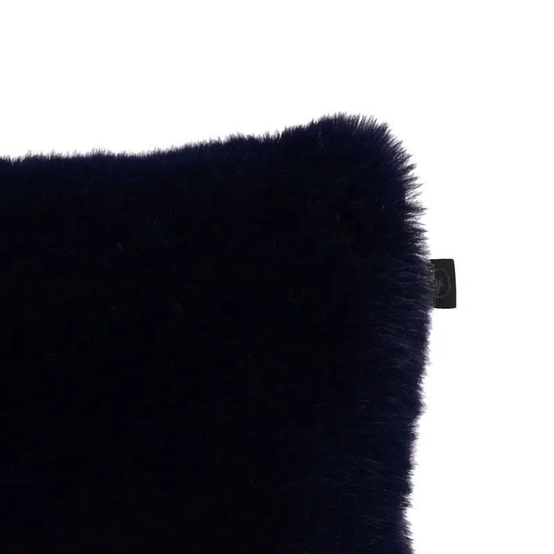 Overseas Rino Fur Kissen - 45 x 45 cm - Marineblau