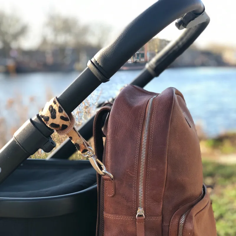 Mozz Bags Wild Ones Kinderwagengurte Cheetah Beige