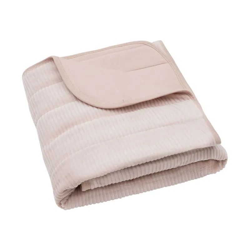 Jollein Babydecke 75 x 100 cm - Samt Ripp - Wild Rose