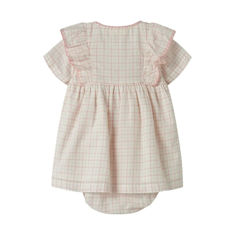 Lil' Atelier Kleid - Größe 62 - Coconut Milk