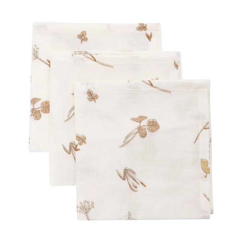 Jollein Riverside Mundtuch - 3 Pack - 31 x 31 cm - Hydrophil