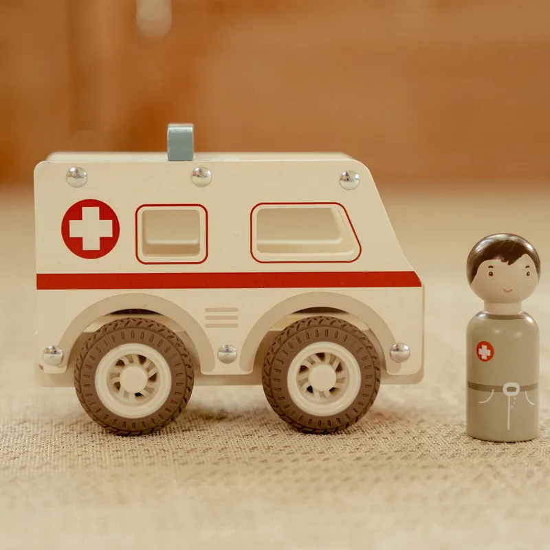 Little Dutch Krankenwagen – Mit Pegdoll – Holz