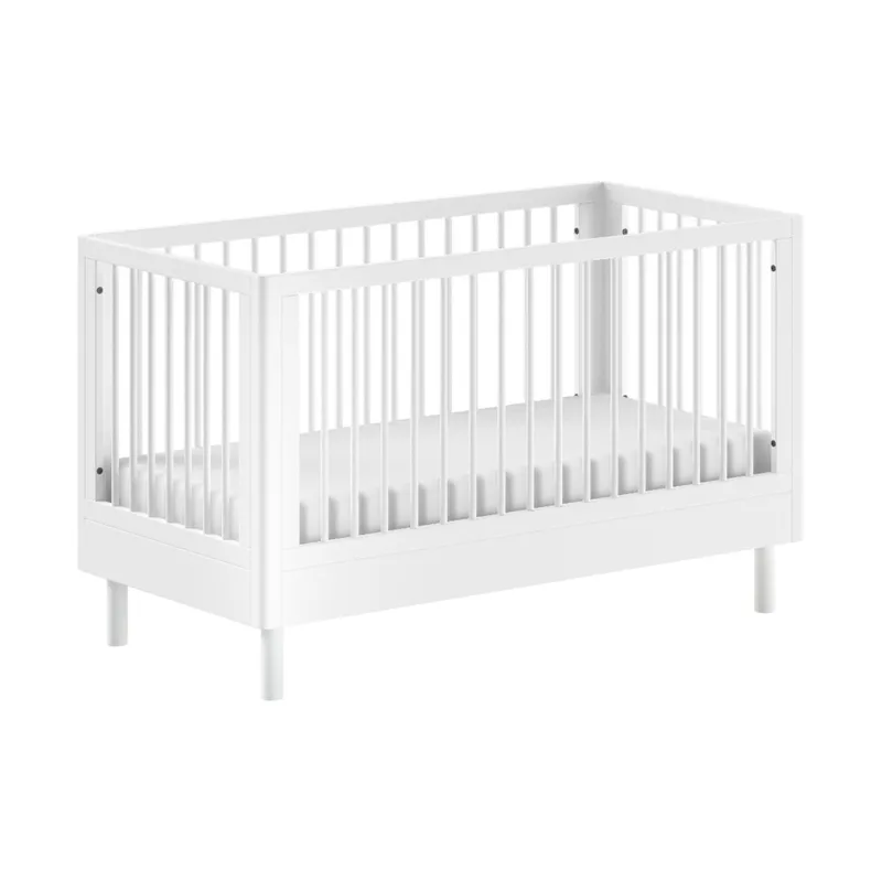 Vipack Babybett Mit Umbausatz - Forrest - 70 x 140 cm - Buche Weiß