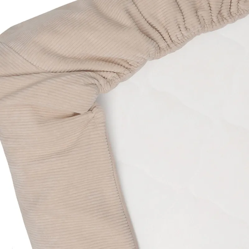 Witlof For Kids Velvet Rib Tuck-Inn Babydecke - Soft Sand