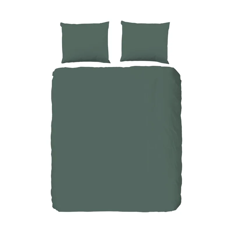 Good Morning Cotton Bettbezug Olive 200 x 220 cm