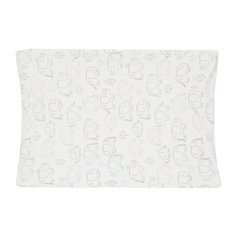 Jollein Wickelunterlagenbezug - Jersey - 50 x 70 cm - Elephant Tales