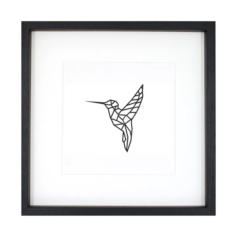 Casa Sentir Kolibrie Gemälde - Medium - Schwarz