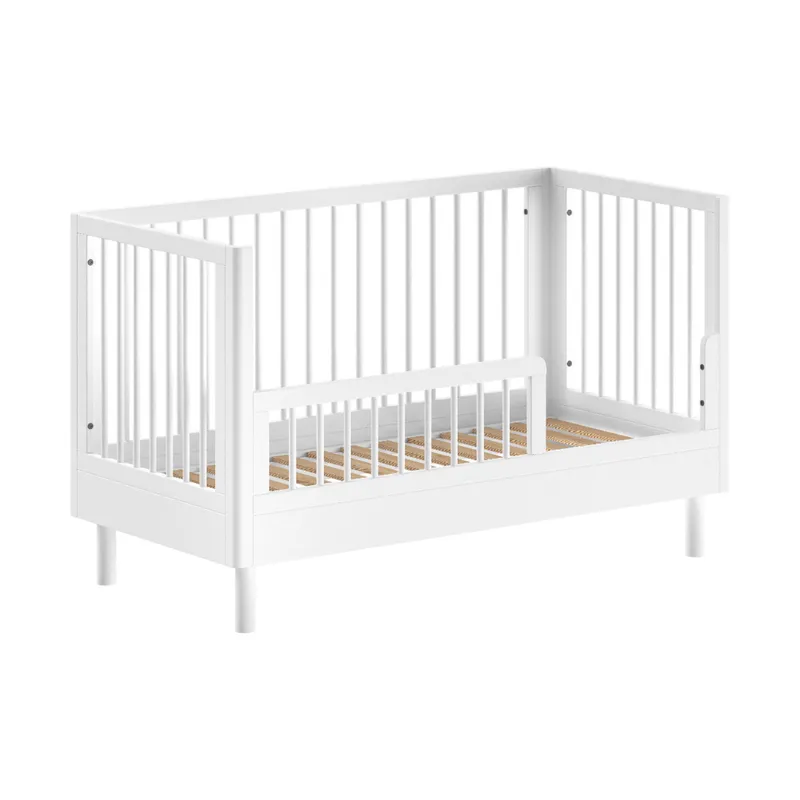 Vipack Babybett Mit Umbausatz - Forrest - 70 x 140 cm - Buche Weiß