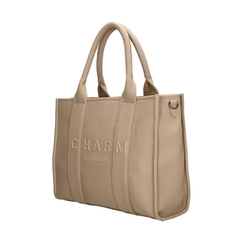 Charm London Laptoptasche / Wickeltasche – Bond – Sand