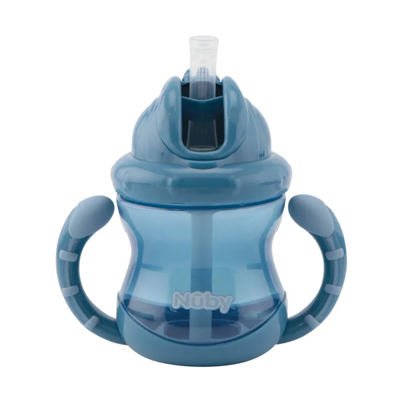Nuby Flip-It Trinkbecher - 240 ml - Blau