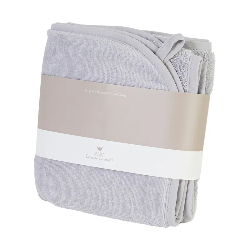 BamBam Organic Badecape Grey