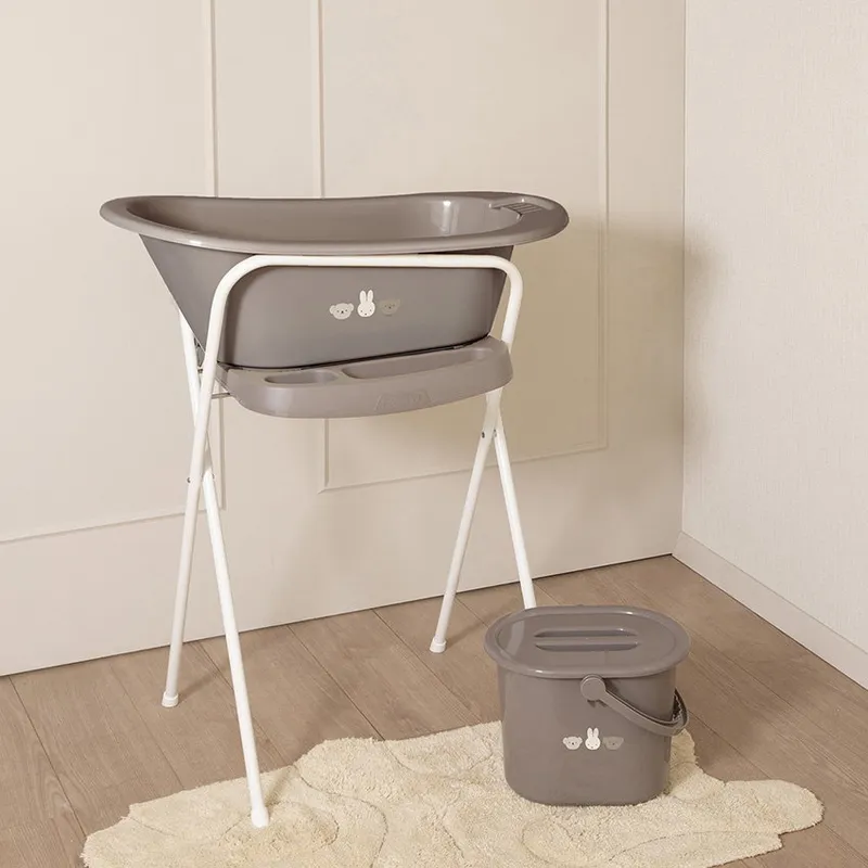 Bébé-Jou Babybadewanne Click - Miffy and Friends - Chalk Brown