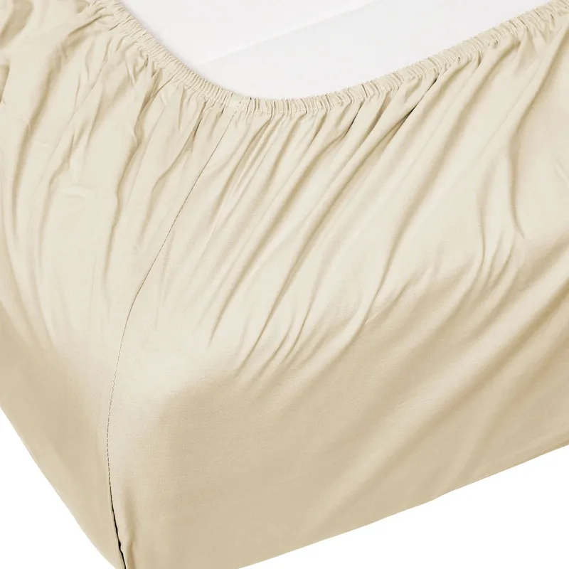 Essenza Home Minte Spannbettlaken - 140 x 200 cm - Oatmeal