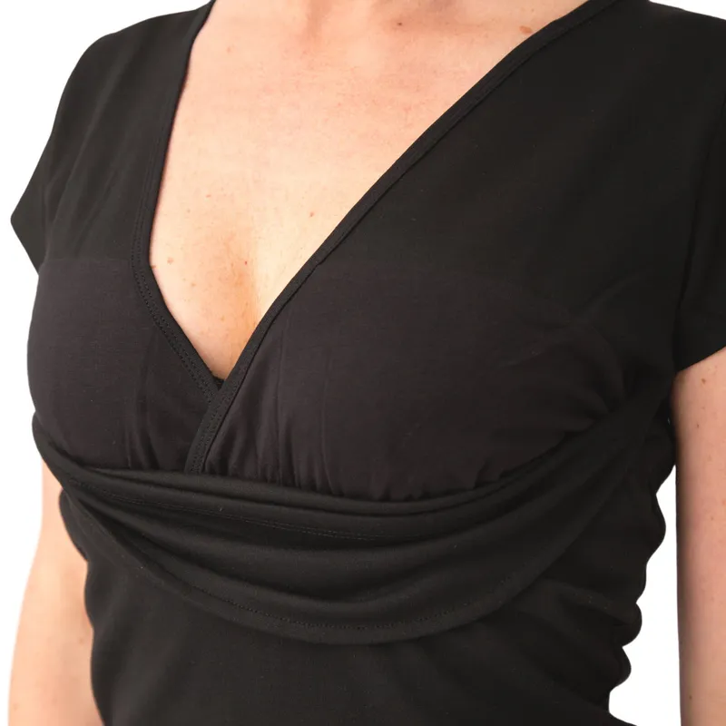 Womboo Beutelshirt Frau Schwarz Gr. XXL