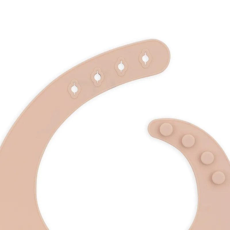 Jollein Silikon Lätzchen Pale Pink