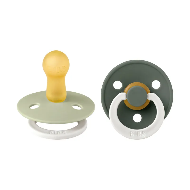 BiBs Glow In The Dark Fopspeen - Rond - 2 Stuks