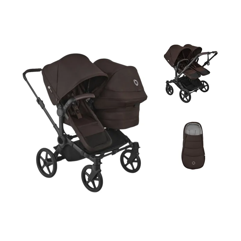 Bugaboo Donkey 6 Geschwisterkinderwagen - Essentiële Bundel