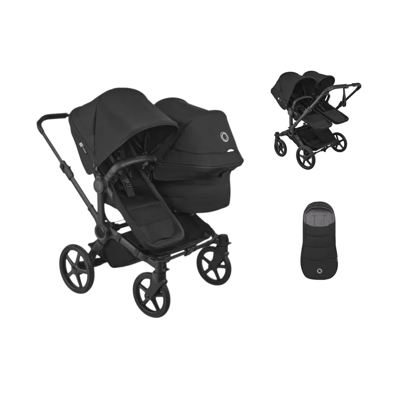 Bugaboo Donkey 6 Geschwisterkinderwagen - Essentiële Bundel