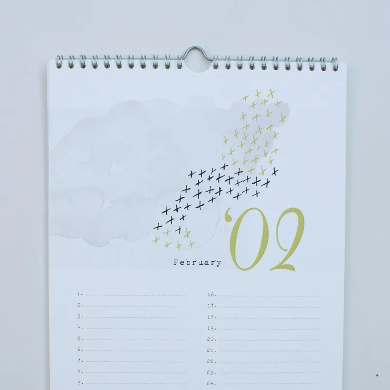 Fabrikten Watercolour Jahreskalender
